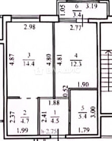 Квартира 41,3 м², 1-комнатная - изображение 1