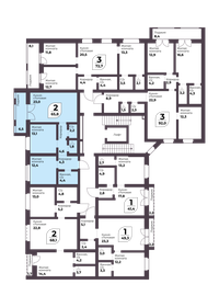 Квартира 65,8 м², 2-комнатная - изображение 2
