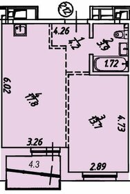 38,3 м², 1-комнатная квартира 7 620 000 ₽ - изображение 29