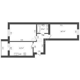 Квартира 54,7 м², 2-комнатная - изображение 2