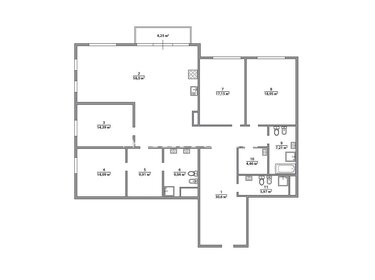 207,6 м², 4-комнатная квартира 415 000 000 ₽ - изображение 19