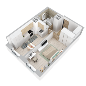 34 м², 1-комнатная квартира 7 150 000 ₽ - изображение 28