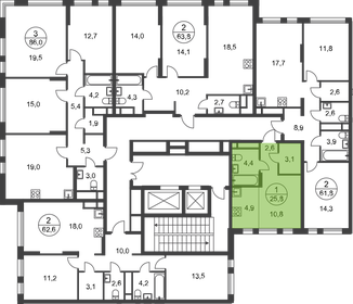28,4 м², квартира-студия 8 372 230 ₽ - изображение 29