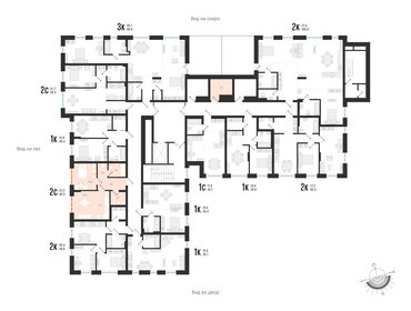 54 м², 3-комнатная квартира 5 100 000 ₽ - изображение 72