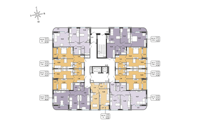 66 м², 3-комнатная квартира 7 200 000 ₽ - изображение 82