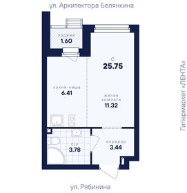 Квартира 25,8 м², студия - изображение 3