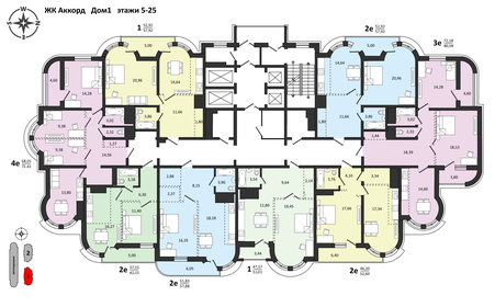 Квартира 42,2 м², 2-комнатная - изображение 2