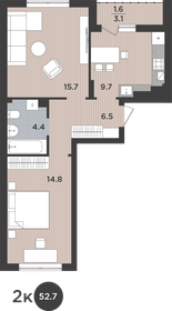 54,6 м², 2-комнатная квартира 5 580 000 ₽ - изображение 113