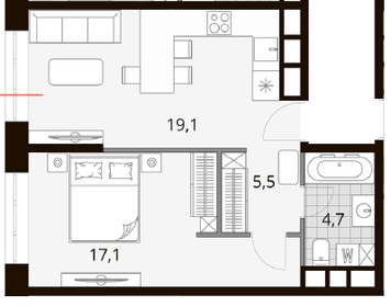 62,6 м², 2-комнатная квартира 24 837 000 ₽ - изображение 24