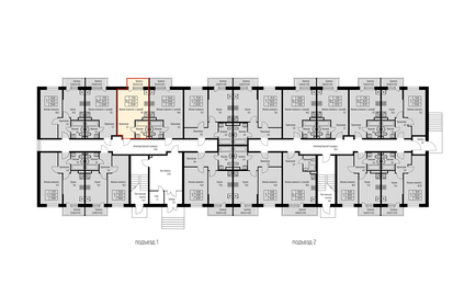 42,9 м², квартира-студия 2 600 000 ₽ - изображение 117