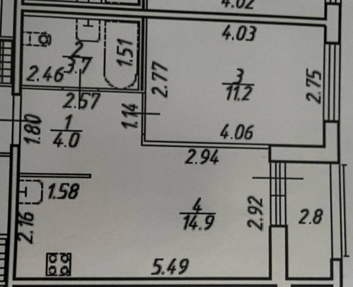 34 м², 1-комнатная квартира 6 950 000 ₽ - изображение 1