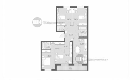 Квартира 107,7 м², 5-комнатная - изображение 1