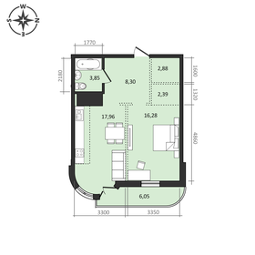 60,6 м², 2-комнатная квартира 9 258 000 ₽ - изображение 19