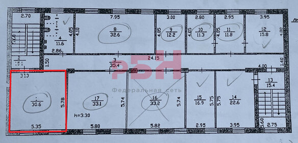 30,6 м², офис - изображение 4