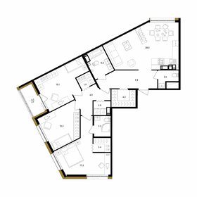 Квартира 115,1 м², 3-комнатная - изображение 1