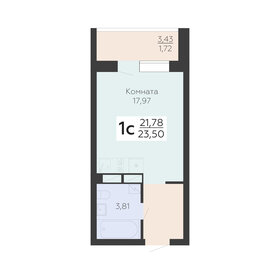 28,1 м², квартира-студия 3 150 000 ₽ - изображение 77