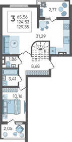 132,9 м², 3-комнатная квартира 16 340 550 ₽ - изображение 3