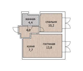 40 м², 2-комнатная квартира 6 696 000 ₽ - изображение 69