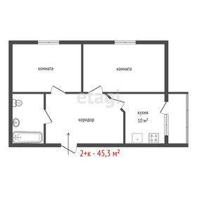 Квартира 45,3 м², 2-комнатная - изображение 1