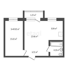 51,3 м², квартира-студия 6 158 000 ₽ - изображение 43