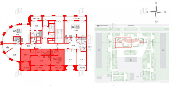 Квартира 62,9 м², 3-комнатная - изображение 2