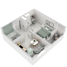 Квартира 37,3 м², 1-комнатная - изображение 5