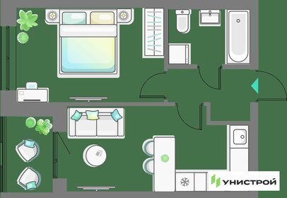 35,5 м², 1-комнатная квартира 7 200 000 ₽ - изображение 107