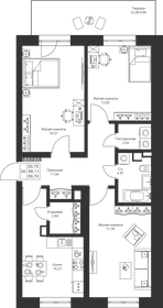 Квартира 89,8 м², 3-комнатная - изображение 1