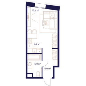 64,7 м², 3-комнатная квартира 18 500 000 ₽ - изображение 147