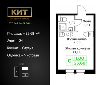 23,7 м², квартира-студия 7 567 951 ₽ - изображение 23