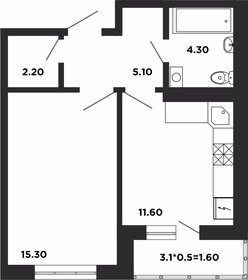 38 м², 1-комнатная квартира 6 950 000 ₽ - изображение 70