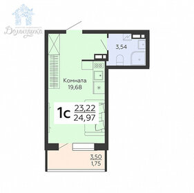 Квартира 25 м², студия - изображение 2