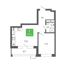 47 м², 2-комнатная квартира 3 700 000 ₽ - изображение 40