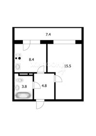 35 м², 1-комнатная квартира 4 650 000 ₽ - изображение 39