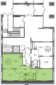 62,2 м², 2-комнатная квартира 15 156 975 ₽ - изображение 19