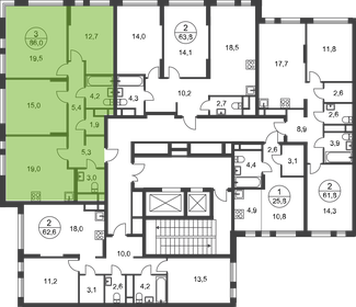 86 м², 3-комнатная квартира 20 157 192 ₽ - изображение 46