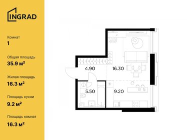 32 м², 1-комнатная квартира 16 500 000 ₽ - изображение 77