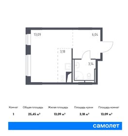 25,5 м², квартира-студия 7 145 104 ₽ - изображение 15