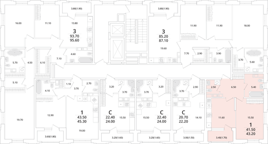 43 м², 1-комнатная квартира 9 190 000 ₽ - изображение 120