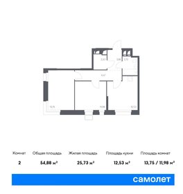 51,7 м², 2-комнатные апартаменты 11 600 000 ₽ - изображение 60