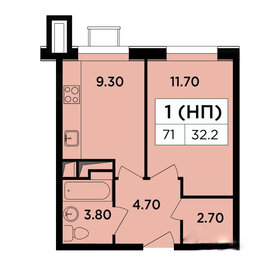 30,6 м², 1-комнатные апартаменты 10 900 000 ₽ - изображение 104