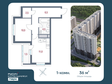 33 м², 1-комнатная квартира 6 215 616 ₽ - изображение 21