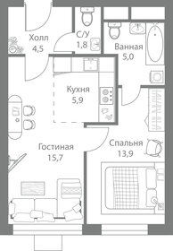 51 м², 2-комнатная квартира 15 000 000 ₽ - изображение 108