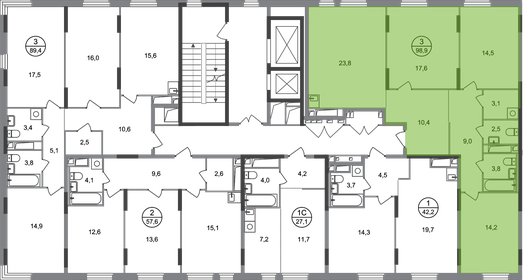 93 м², 4-комнатная квартира 23 500 000 ₽ - изображение 63