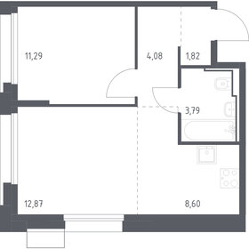 32,2 м², 1-комнатная квартира 8 500 000 ₽ - изображение 60