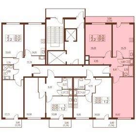 53,7 м², 2-комнатная квартира 6 930 000 ₽ - изображение 73