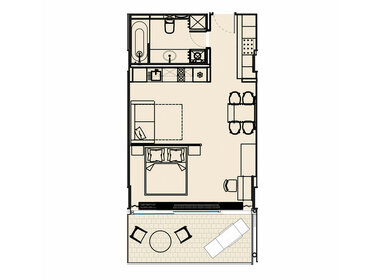 55,1 м², 1-комнатные апартаменты 79 895 000 ₽ - изображение 68