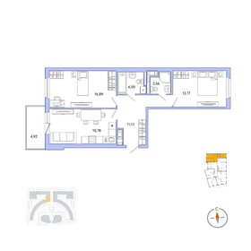 57 м², 2-комнатная квартира 16 199 000 ₽ - изображение 84