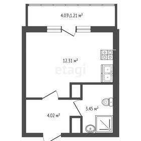 Квартира 21 м², студия - изображение 4