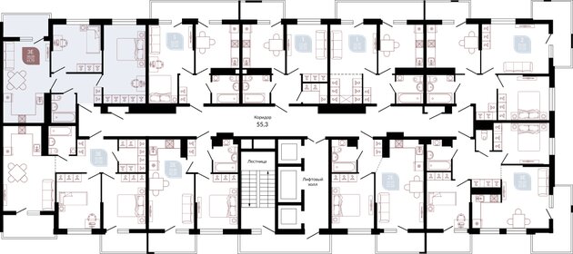 61,6 м², 2-комнатная квартира 10 237 920 ₽ - изображение 33